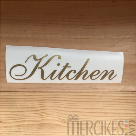 Deursticker Landelijk Kitchen