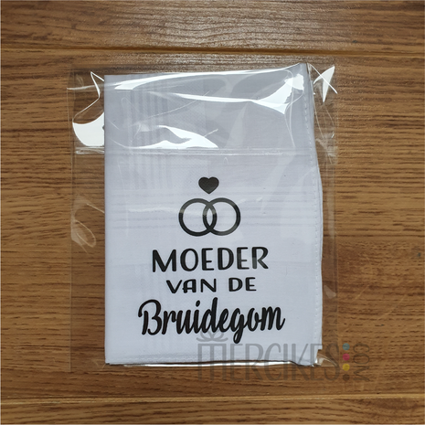 zakdoek bruiloft cadeau