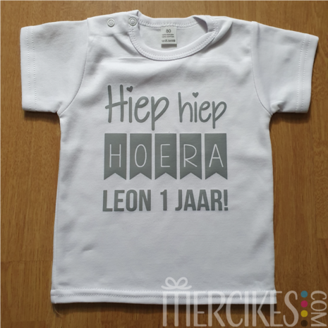 verjaardag shirt hiep hiep hoera