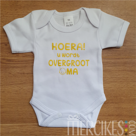 Cadeau U wordt OvergrootOma- romper