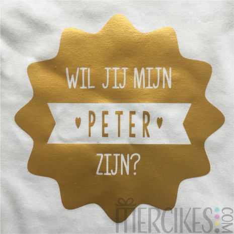 Wil jij mijn Peetoom / Peter zijn? Slabber