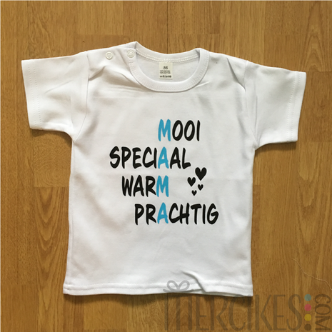 Shirtje M.A.M.A Dochter, speciaal shirtje voor mama