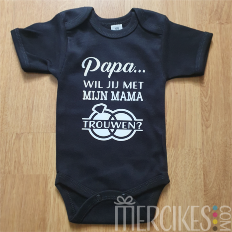 romper papa wil jij met mijn mama trouwen