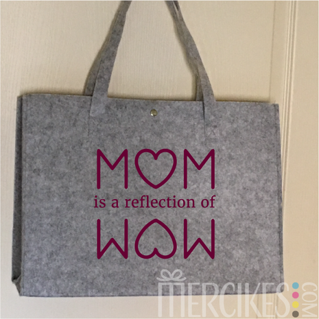 Vilten tas - MOM reflection of WOW