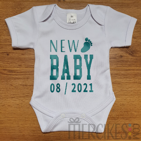 Romper New Baby met Datum