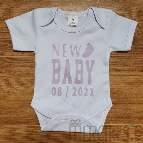 Romper New Baby met Datum