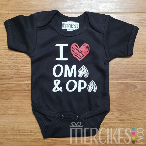 Romper I love Oma & Opa / Opa / Oma