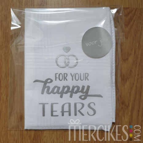 Zakdoek For Your Happy Tears 