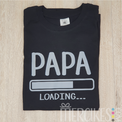 t-shirt nieuwe papa loading