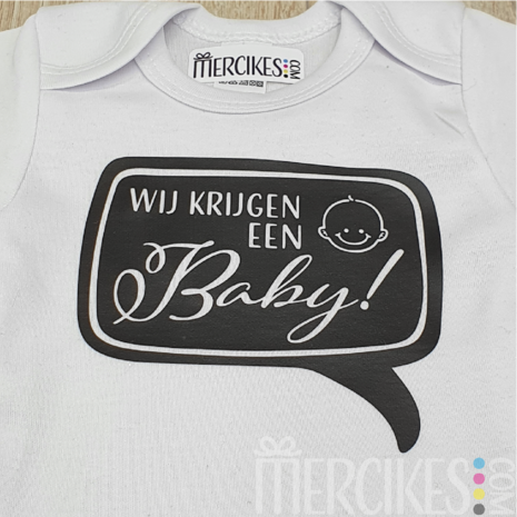 kant en klaar cadeau zwangerschap aankondigen, doosje met een geheimpje. Wij krijgen een baby kado