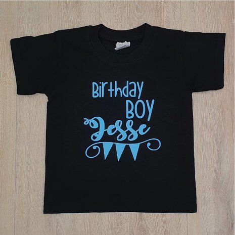 Verjaardag Shirt Birthday Boy met Naam 