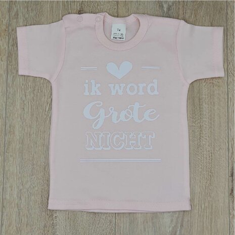 ik word grote nicht t-shirt, orginele manier om geboorte aan te kondiging