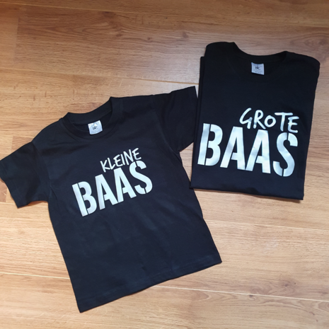 Set Shirts Grote Baas - Kleine Baas