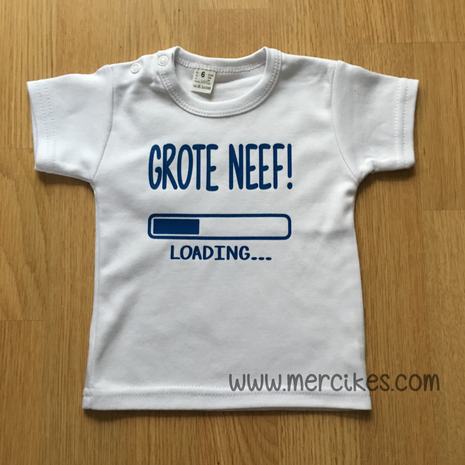 shirtje geboorte aankondigen grote neef loading