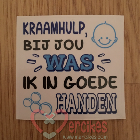 cadeautip voor de kramhulp, bedankje voor de kraamhulp