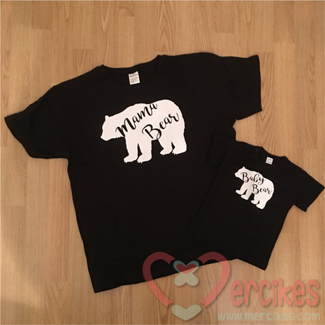 set shirts mamabear en babybear