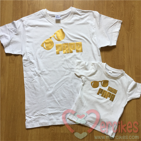 set t-shirts papa kind