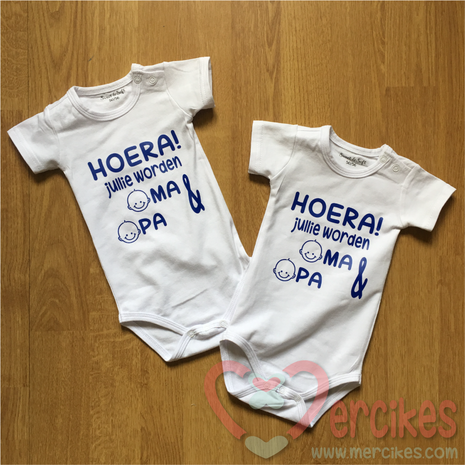 Romper Baby Hoera Jullie worden Oma & Opa