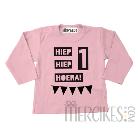 Shirtje Hiep Hiep Hoera met Leeftijd