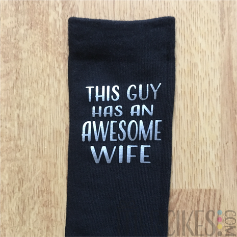 cadeau vriend sokken bedrukt met tekst