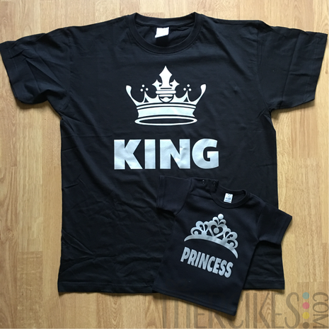 Matching Shirt Vader Dochter King Princess