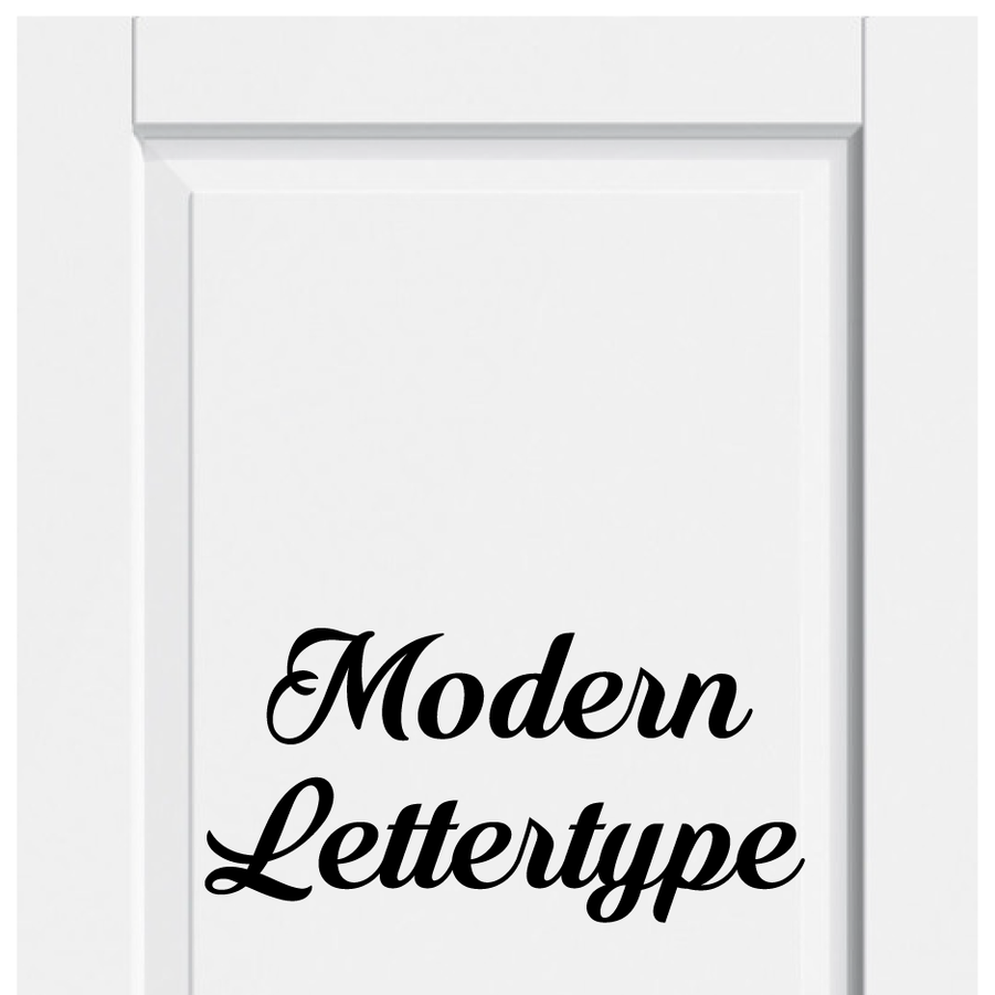Modern-Lettertype