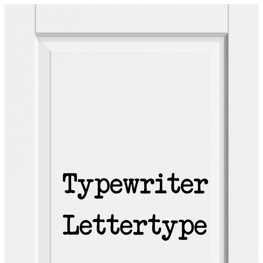 Typewriter-Lettertype