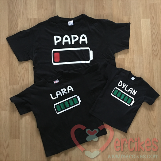 Vader Zoon Dochter Tshirts Mercikes
