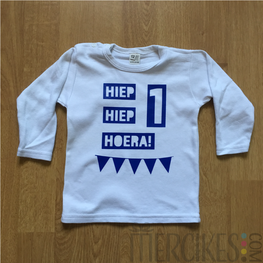 Shirtje Hiep Hiep Hoera met Leeftijd