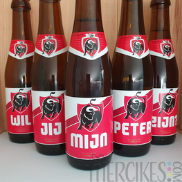 Bierstickers Jupiler - Wil jij mijn Peter/Meter zijn?