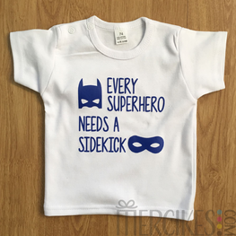 Shirt Every Superhero needs a Sidekick - Jongen