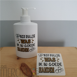 Zeepsticker Algemeen - Bij JULLIE was ik in goede handen