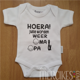 Romper Baby Hoera Jullie worden weer Oma & Opa