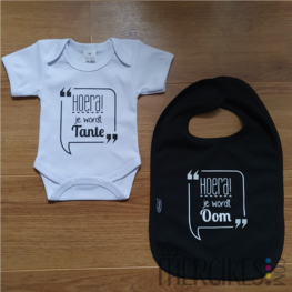 Slabber of Romper  Je wordt Oom / Tante