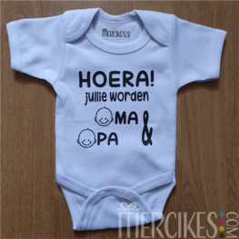 Romper Baby Hoera Jullie worden Oma & Opa