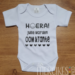 Romper Hoera Jullie worden Oom & Tante!