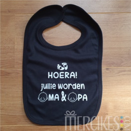 Slabber Hoera jullie worden Oma & Opa!