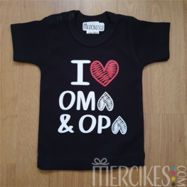 Shirtje I love Oma & Opa