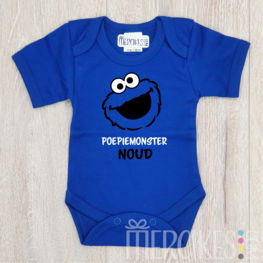 Romper Poepiemonster met Naam