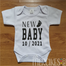 Romper New Baby met Datum