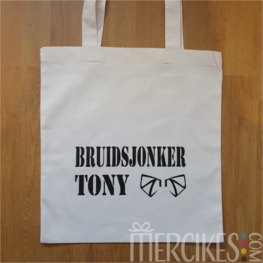 Cadeau Bruidsjonker - Tas met Naam