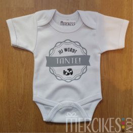 Jij wordt Tante / Oom losse romper - badge