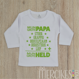 Shirtje Mijn Papa Mijn Held