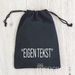 Cadeauzakje met Eigen Tekst