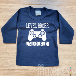 Level Broer / Zus UNLOCKED! - shirt