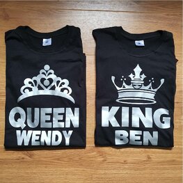 King en Queen met Naam