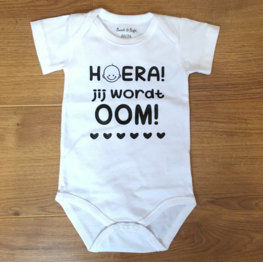 Romper Baby Hoera Jij wordt Oom!