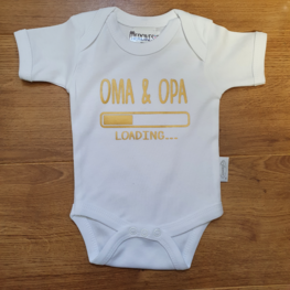 OMA & OPA loading babyvoetjes - losse romper