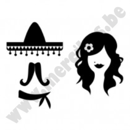 Toiletsticker Mexicaans