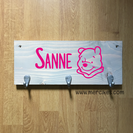 Gepersonaliseerde Houten Kapstok Winne the Pooh
